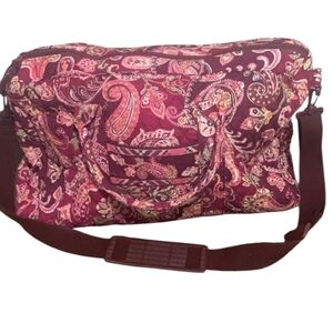 Vera Bradley Very Berry Paisley Duffle Bag
